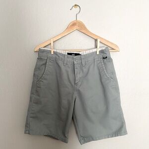 Vans Green/Gray Twill Shorts